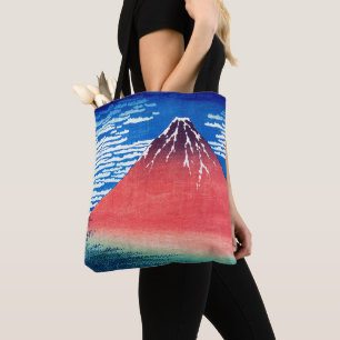 Tote Bag ukiyoe - Hokusai : No.33 Red Fuji -