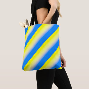 Tote Bag Ukraine bleue et jaune Inspiration de la paix anti