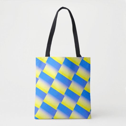 Tote Bag Ukraine bleue et jaune Inspiration de la paix anti (Devant)