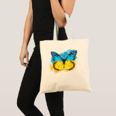 Tote Bag Ukraine Drapeau papillon ukrainien Ukraine Butterf (Devant (produit))
