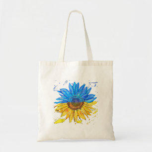 Tote Bag Ukraine Drapeau Tournesol Vintage Chemise Ukrainie