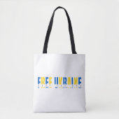 Tote Bag Ukraine libre (Devant)