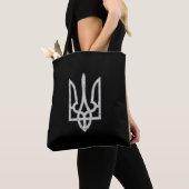 Tote Bag Ukraine Trident Gyrfalcon Crest (De près)