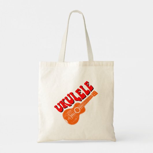 Tote Bag Ukulele Texte Super (Dos)
