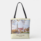 Tote Bag Ulm Minster Allemagne Tableau de Farida Greenfield (Dos)