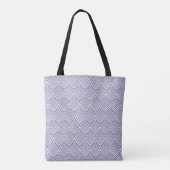 Tote Bag Ultra Violet Arborescence pétoncles Nom du monogra (Dos)
