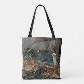 Tote Bag Ulysse et les sirènes par John William Waterhouse (Dos)