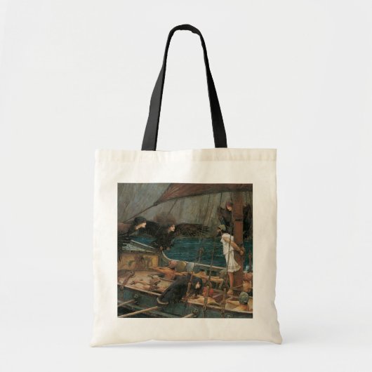 Tote Bag Ulysse et les sirènes par John William Waterhouse (Devant)