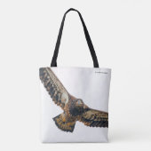 Tote Bag Un aigle à tête blanche étonnant fait un survol (Dos)