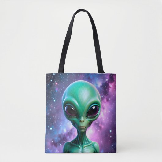 Tote Bag Un alien. (Devant)