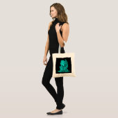 Tote Bag Un ange endormi sur la pierre (Devant (modèle))