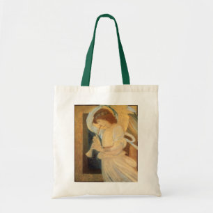 Tote Bag Un ange jouant du flageolet par Burne Jones