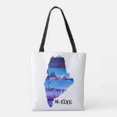 Tote Bag Un aperçu du Maine (Dos)