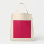 Tote Bag un arrière - plan rose avec une bordure blanche (Devant)