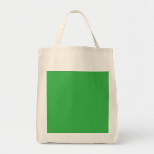 Tote Bag un arrière - plan vert avec une bordure blanche (Devant)