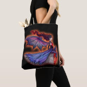 Tote Bag Un Art Gothique de Fée Vampire de Vent Méchant (De près)