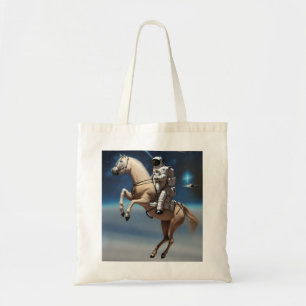 Tote Bag Un astronaute à cheval dans l'espace