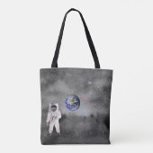 Tote Bag Un astronaute dans l'espace extra-atmosphérique Vi (Dos)