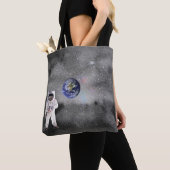 Tote Bag Un astronaute dans l'espace extra-atmosphérique Vi (De près)