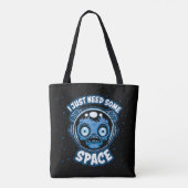 Tote Bag Un Astronaute Zombie A Besoin D'Espace (Dos)