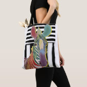 Tote Bag Un autre Zebra Medium Fourre-tout (De près)