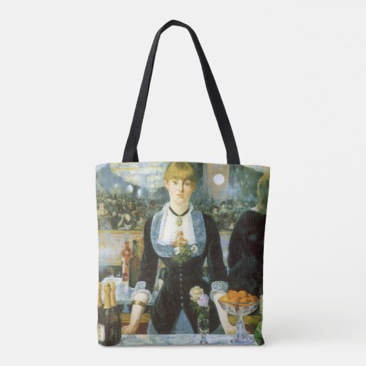 Tote Bag Un bar aux Folies Bergere par Edouard Manet (Dos)