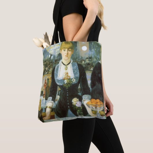 Tote Bag Un bar aux Folies Bergere par Edouard Manet (De près)