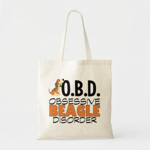 Tote Bag Un Beagle drôle observé