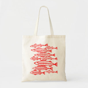 Tote Bag Un bon nombre de poissons - rouge