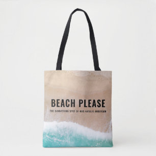Tote Bag Un cadeau d'été pour la plage d'océan 
