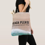 Tote Bag Un cadeau d'été pour la plage d'océan  (De près)