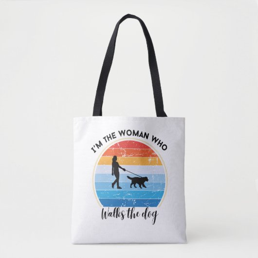 Tote Bag Un cadeau pour le marcheur de chiens (Devant)
