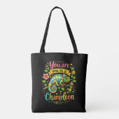 Tote Bag Un caméléon unique (Dos)