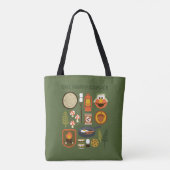 Tote Bag Un Camper Heureux (Dos)