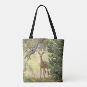Tote Bag Un cerf solitaire (Dos)
