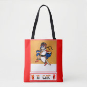 Tote Bag Un chat (Devant)