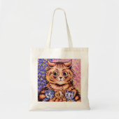 Tote Bag Un chat avec ses chatons Louis Wain (Devant)