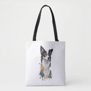 Tote Bag Un chien mignon Bordure Collie