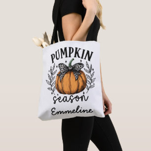 Tote Bag Un Citrouille Personnalisé Mignonne Trick Ou Treat