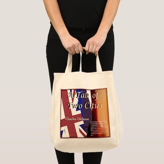 Tote Bag Un conte de texte de deux villes (Devant (produit))