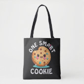 Tote Bag Un cookie intelligent (Devant)