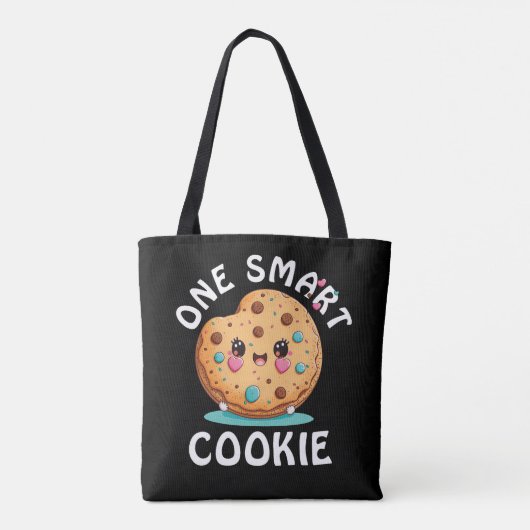 Tote Bag Un cookie intelligent (Dos)
