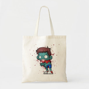 Tote Bag Un cool Zombie avec une goutte de sang
