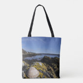 Tote Bag Un coquillage se repose sur une roche | Dumfries, (Dos)