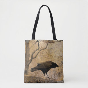 Tote Bag Un Corbeau mystérieux