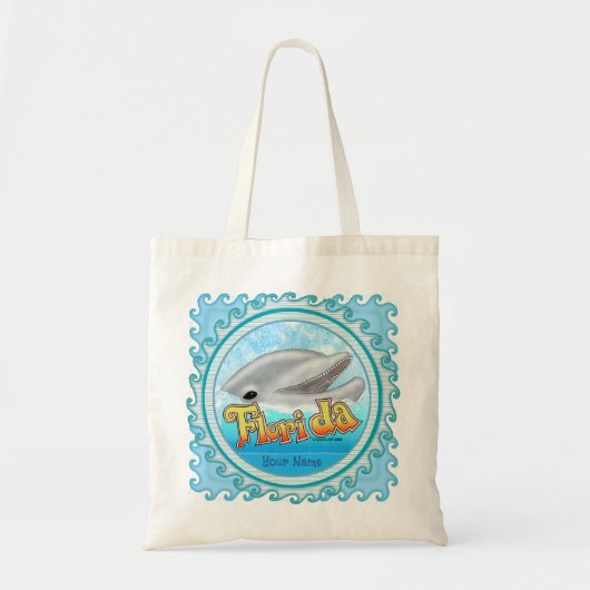 Tote Bag Un dauphin de Floride (Devant)