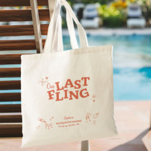 Tote Bag Un dernier flirt Enterrement de vie de jeune fille