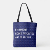 Tote Bag Un des favoris de Dieu fourre-tout (Dos)