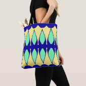Tote Bag Un design classique aux multiples couleurs tendanc (De près)