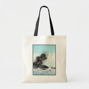 Tote Bag Un dragon océanique monte au Mont Fuji HOKUSAI Uki